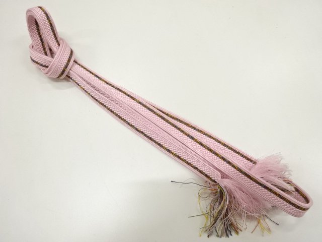 JAPANESE KIMONO / HAND-TIED OBIJIME CORD